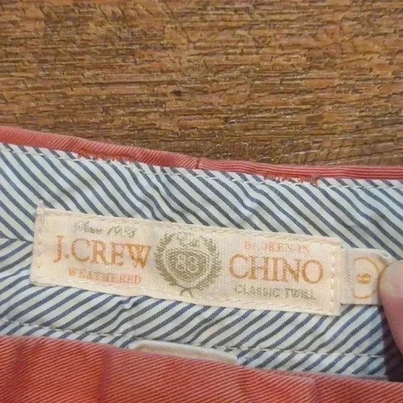 J Crew‎ salmon Chino classic twill shorts women's size 6 - Picture 3 of 4
